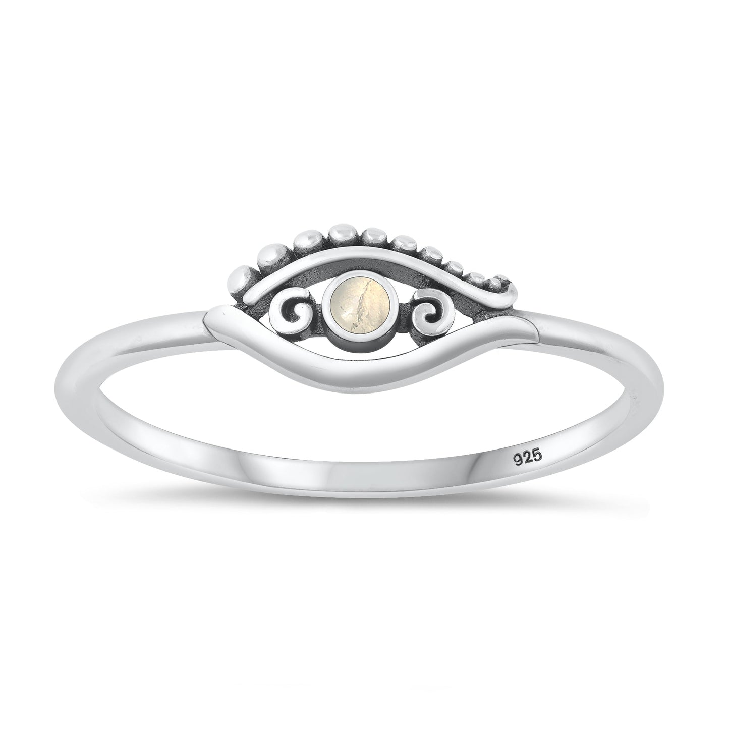 Sterling Silver Moonstone Ring