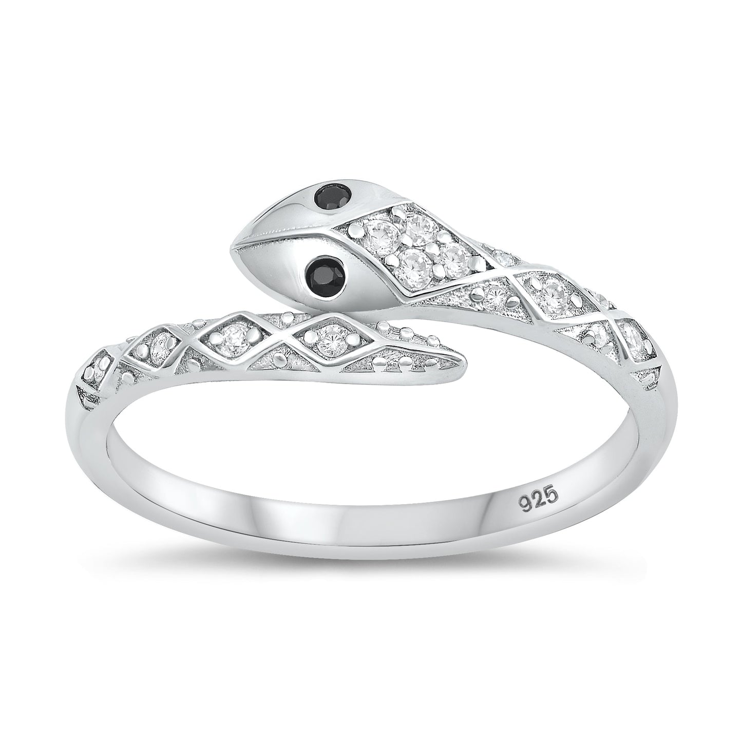 Sterling Silver Snake Ring
