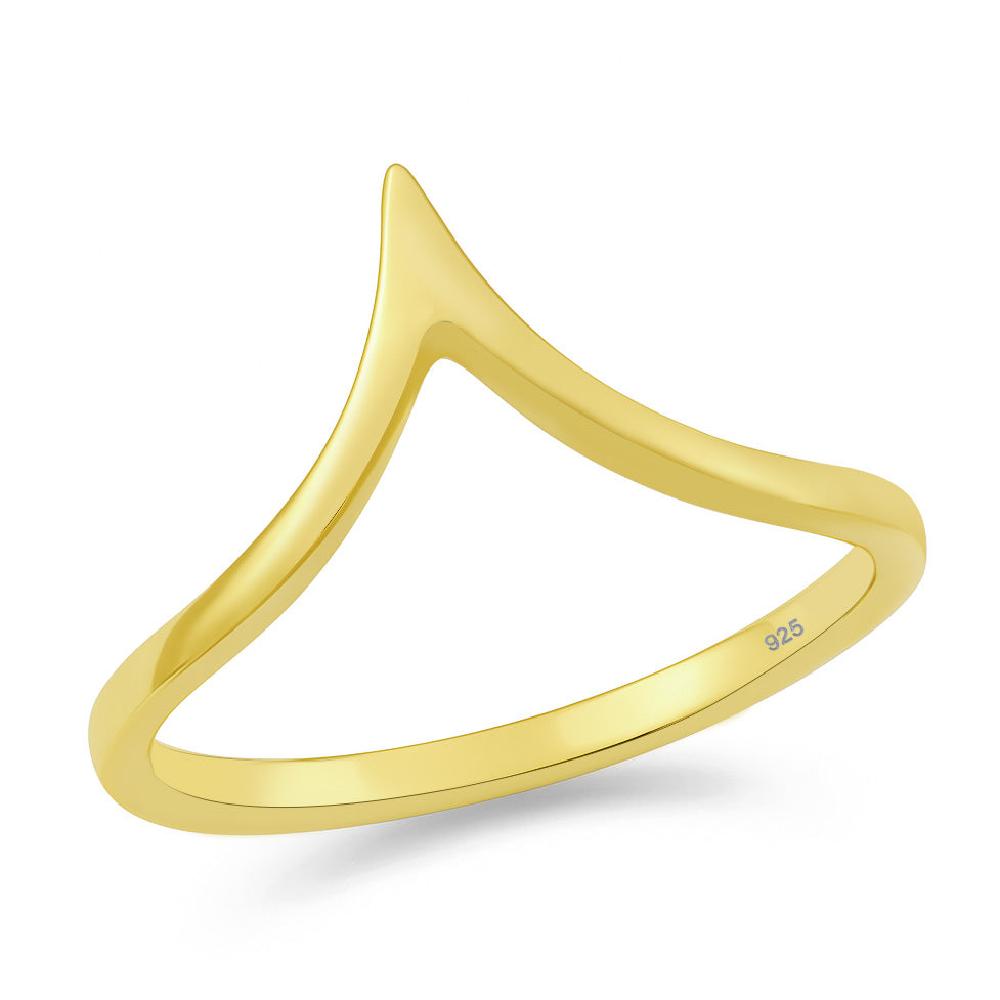 Sterling Silver Chevron Ring