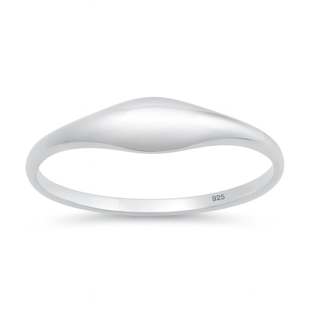 Sterling Silver Dome Ring