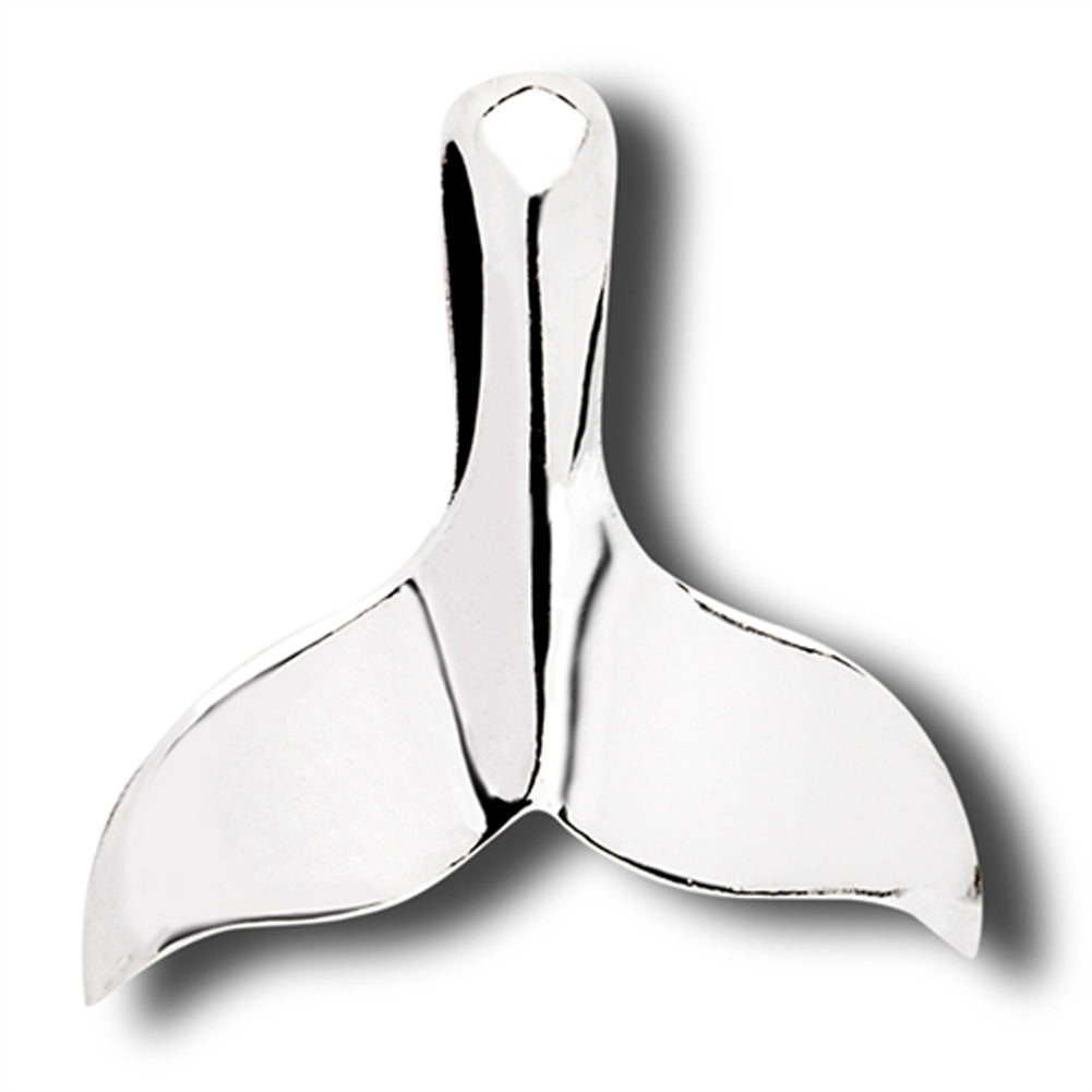 Dolphin Whale Pendant .925 Sterling Silver Swim Sea Mermaid Animal Tail Charm