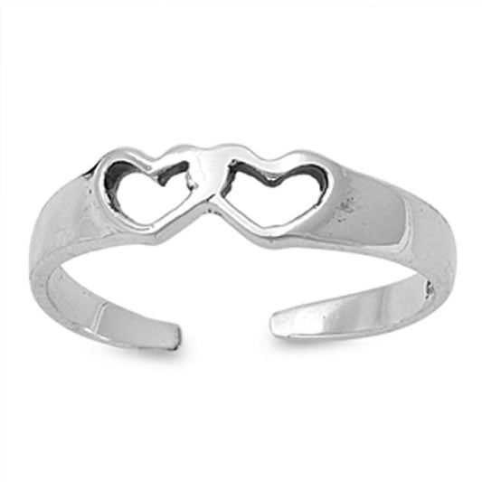 Heart .925 Sterling Silver Toe Ring