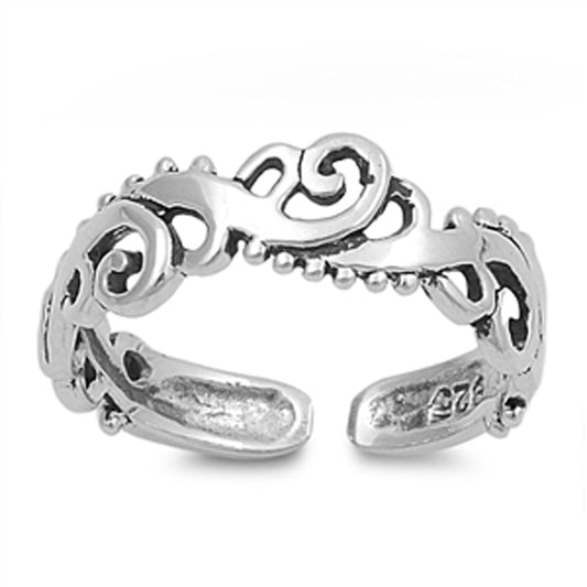 Sterling Silver Wholesale Bali Design Ring Adjustable Fashion Midi Band .925 New