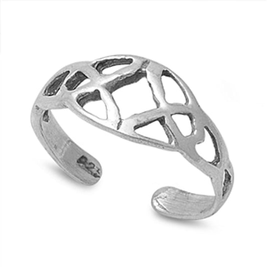 Celtic Knot Trinity .925 Sterling Silver Toe Ring