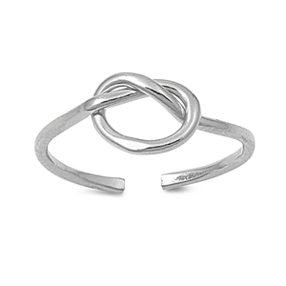 Knot .925 Sterling Silver Toe Ring