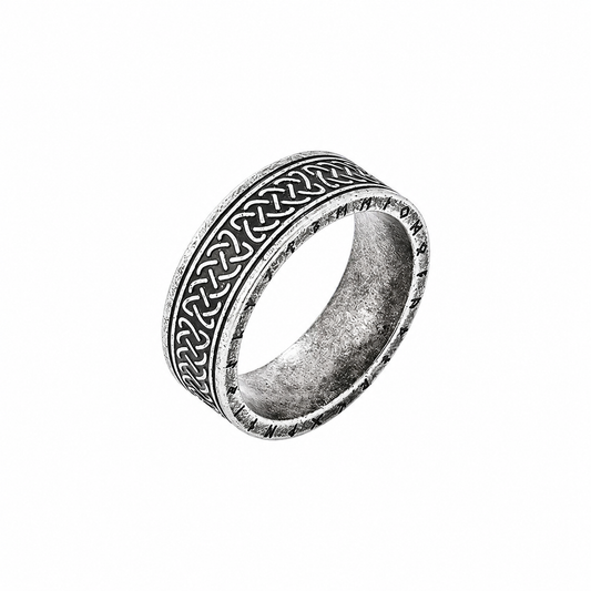 Stainless Steel Celtic Knot Eternity Band Ring