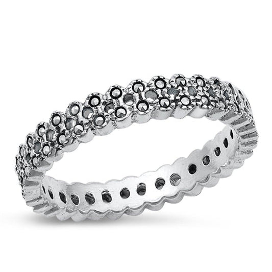 Sterling Silver Marcasite Ring