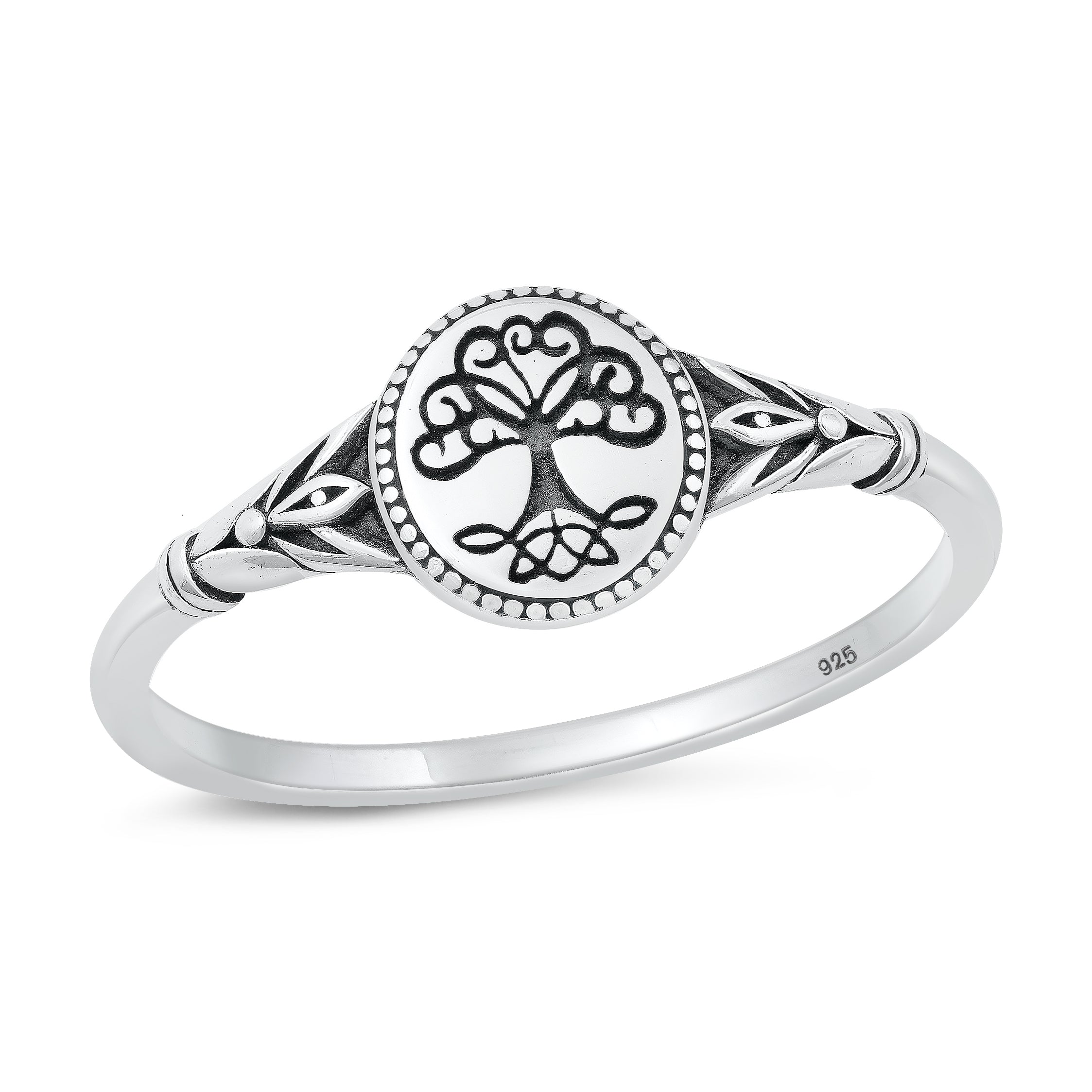 Sterling Silver Celtic Tree Ring – Sac Silver