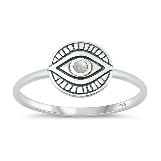 Sterling Silver Moonstone Ring