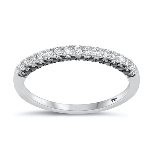 Sterling Silver White CZ Ring