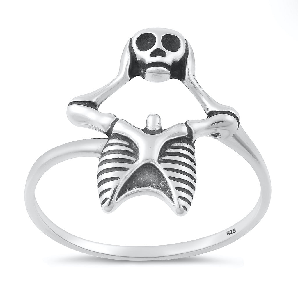 Sterling Silver Skeleton Ring