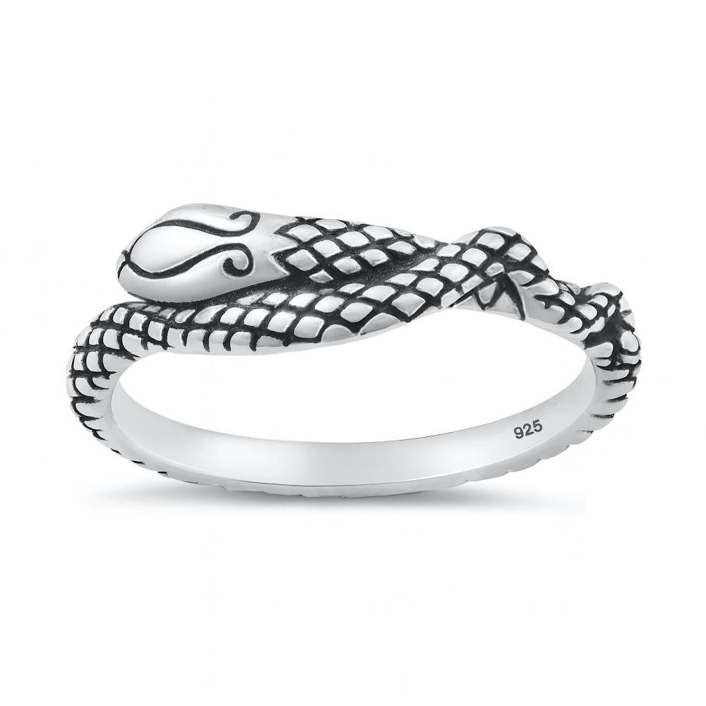 Sterling Silver Snake Ring