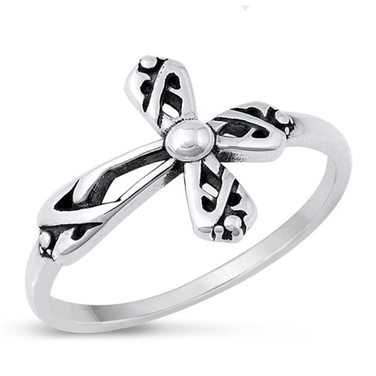 Sterling Silver Cross Ring