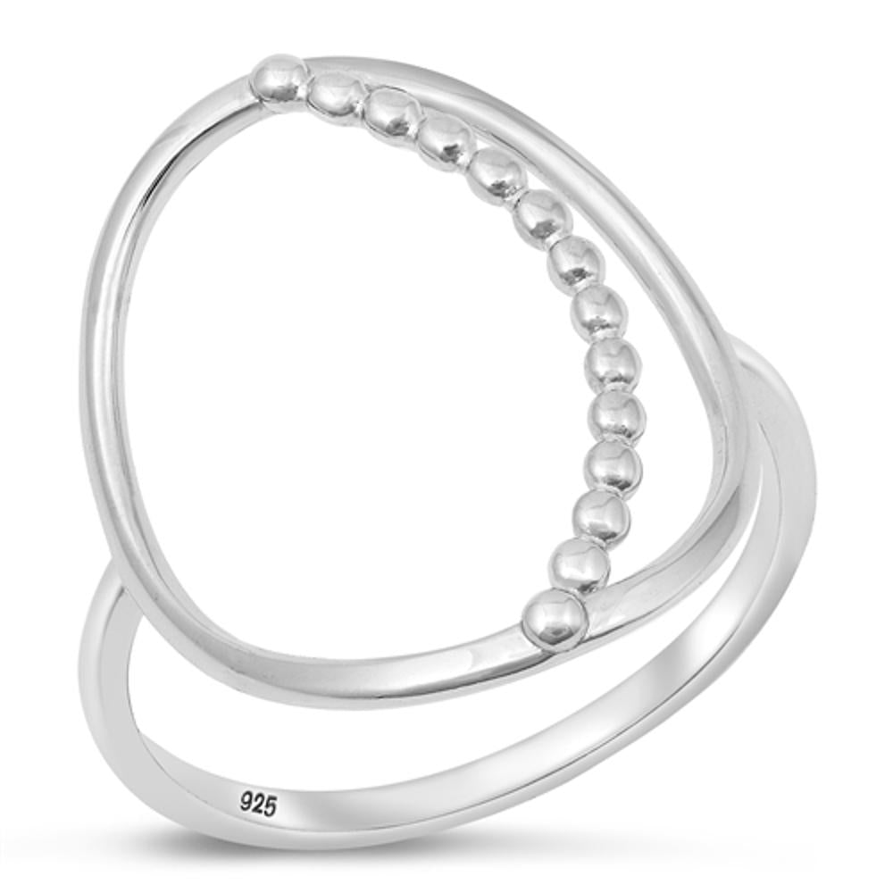 Sterling Silver Geometric Ring