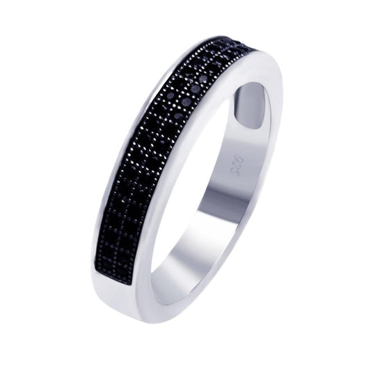 Black CZ Ring