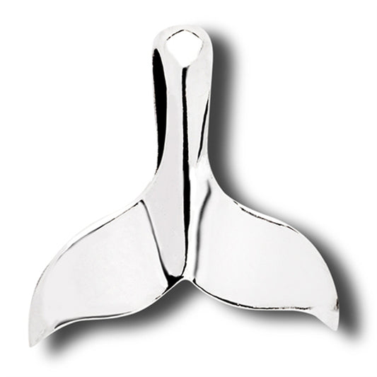 Dolphin Whale Pendant .925 Sterling Silver Swim Sea Mermaid Animal Tail Charm