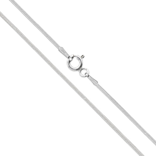 Sterling Silver Magic Snake Chain 0.8mm Solid 925 Italy Brazilian Necklace