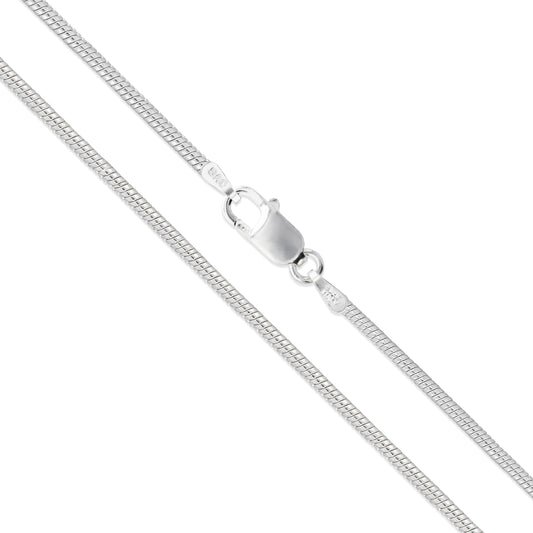 Sterling Silver Magic Snake Chain 1.6mm Solid 925 Italy Brazilian Necklace