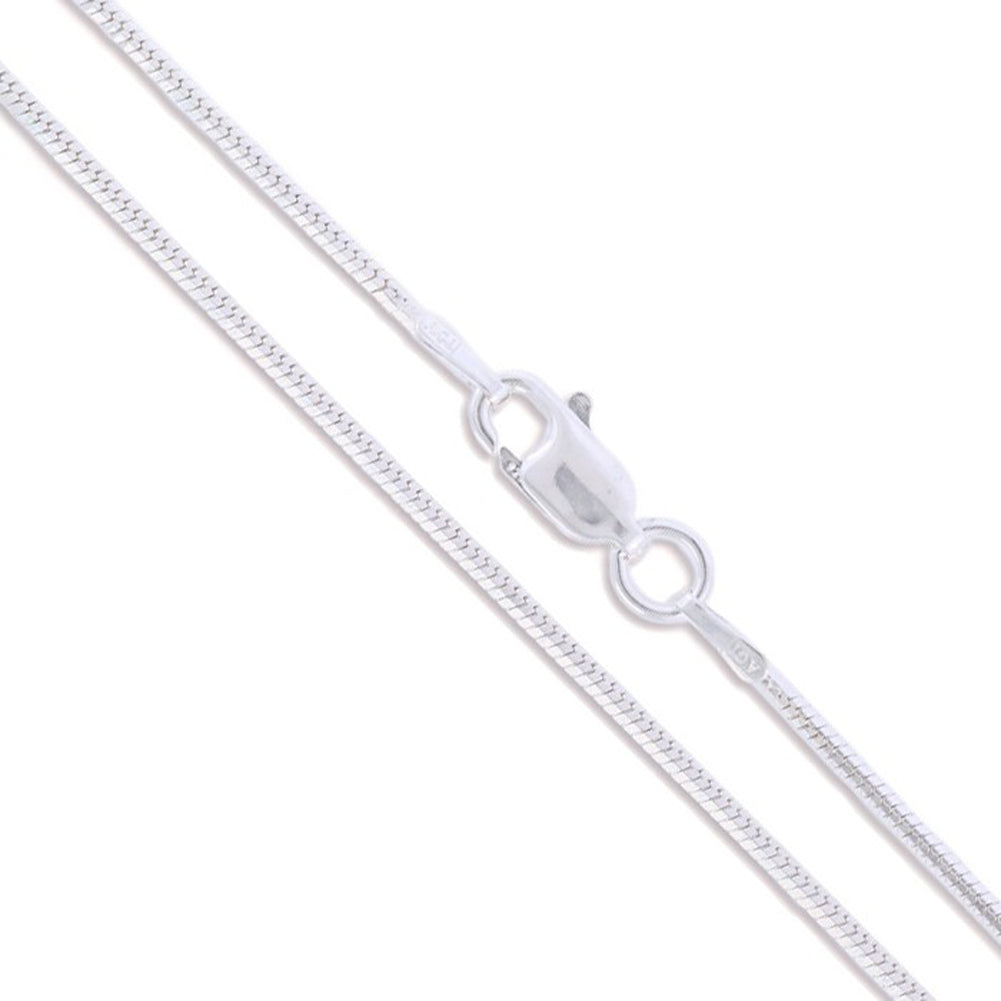 Sterling Silver 8 Sided Magic Snake Chain 1.2mm Solid 925 Italy New Necklace