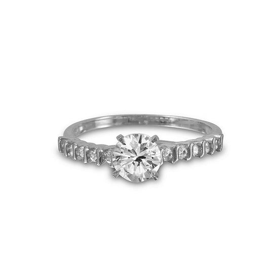 10k White Gold Ring