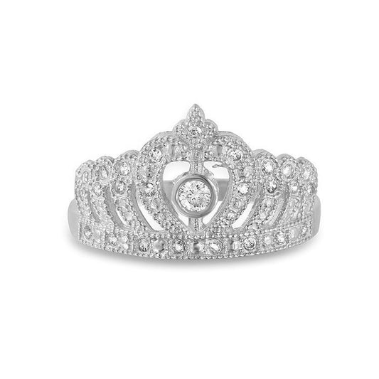 10k White Gold Ring