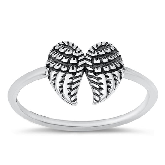 Angel Wings Freedom Love Fashion Ring New .925 Sterling Silver Band Sizes 4-10
