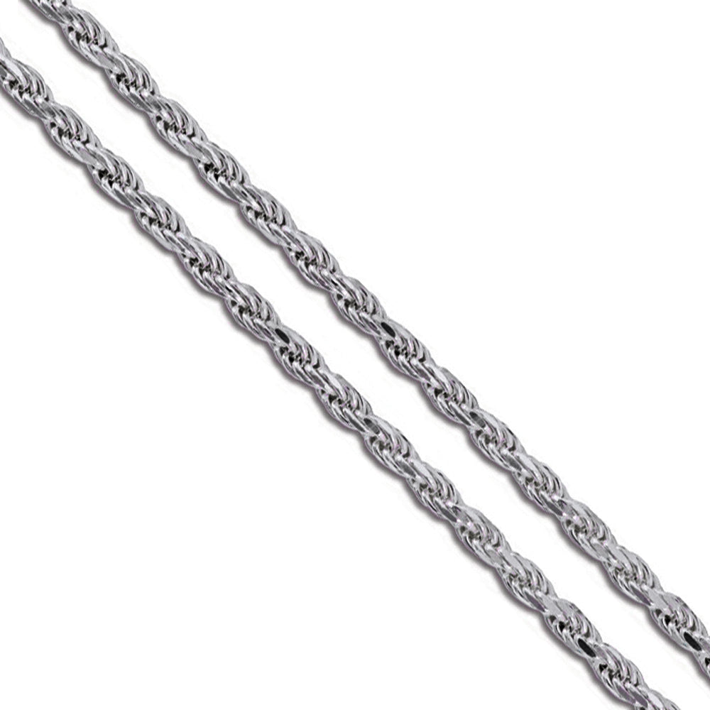 Stainless Steel Rope Chain 2.2mm New Solid Cord Necklace