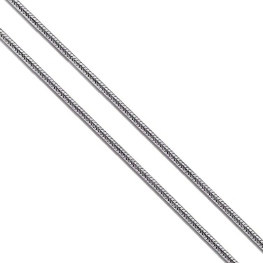 Stainless Steel Snake Chain 1.2mm New Solid Flexible Round Necklace