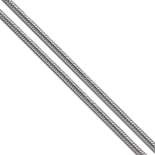 Stainless Steel Snake Chain 1.9mm New Solid Flexible Round Necklace