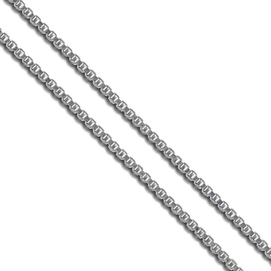Stainless Steel Box Chain 1.5mm New Solid Square Link Necklace