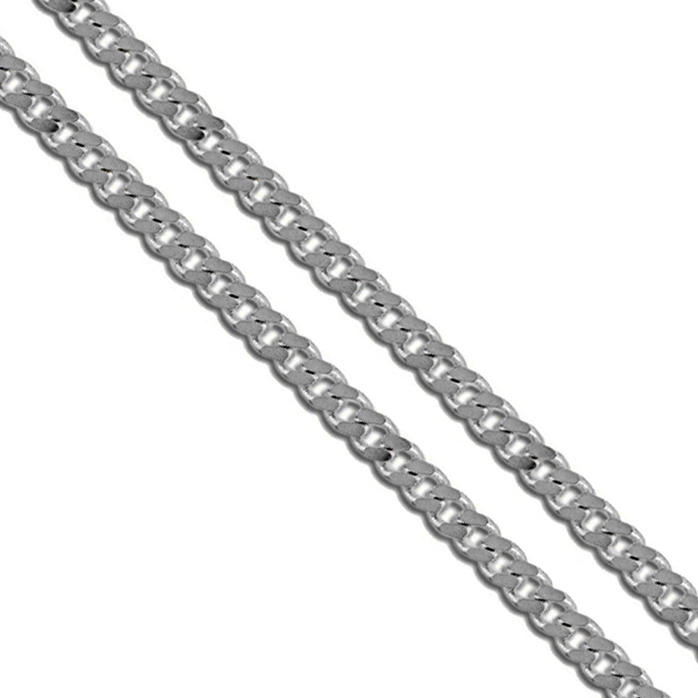 Stainless Steel Curb Chain 2.8mm New Solid Cuban Link Necklace