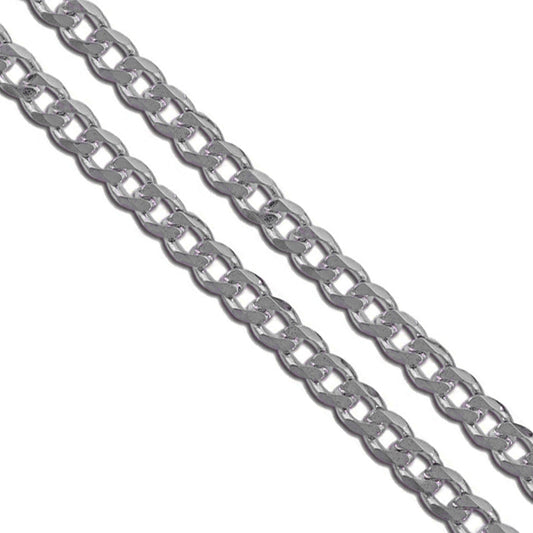Stainless Steel Curb Chain 3.5mm New Solid Cuban Link Necklace