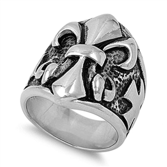 Rings-Fleur De Lis – Sac Silver
