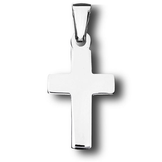 High Polish Cross Pendant Simple Classic Timeless Charm