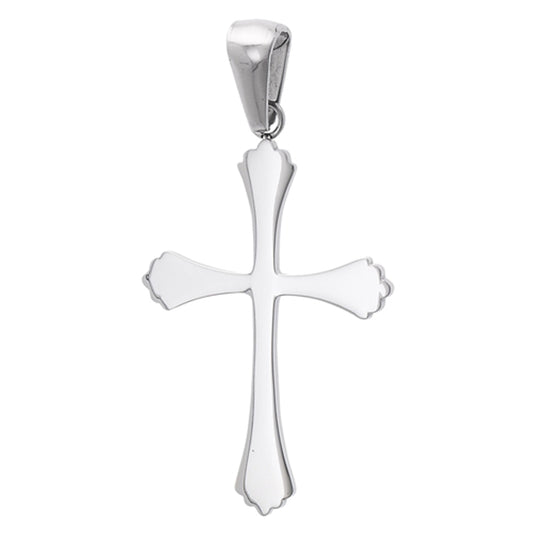 Classic Cross Pendant High Polish Simple Charm