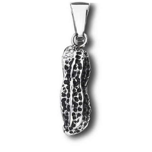 Peanut Pendant Food Oxidized Detailed Charm