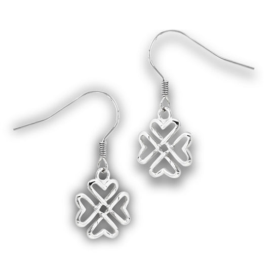 Knot Celtic Heart Flower Clover Infinity Interwoven Earrings