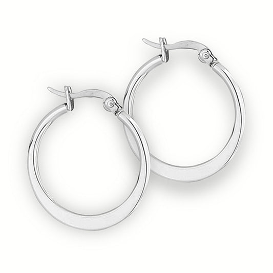 Hoop Classic Simple Plain Earrings