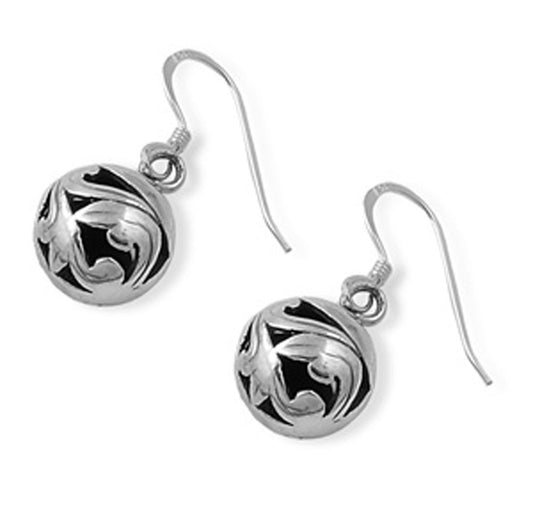 Ball Earrings .925 Sterling Silver