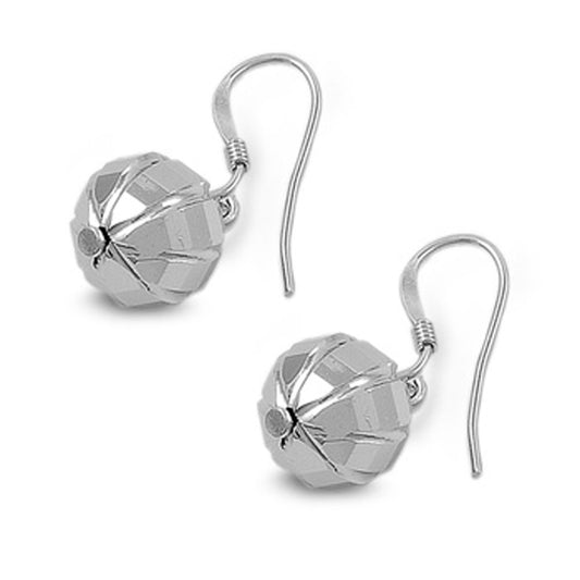 Ball Earrings .925 Sterling Silver