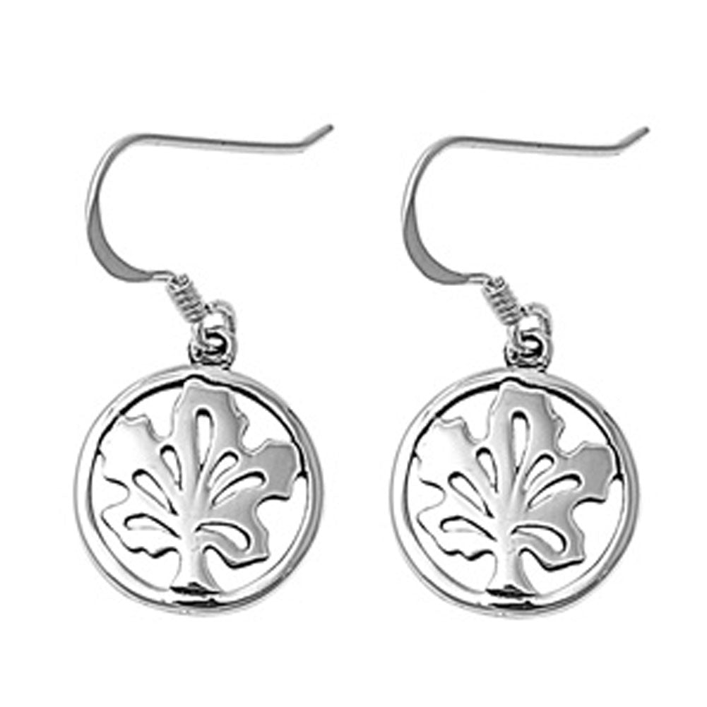 Maple Leaf Earrings .925 Sterling Silver