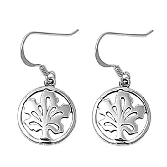 Maple Leaf Earrings .925 Sterling Silver