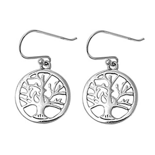 Tree of Life Earrings .925 Sterling Silver