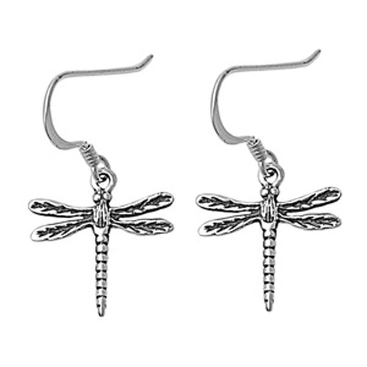 Dragonfly Earrings .925 Sterling Silver