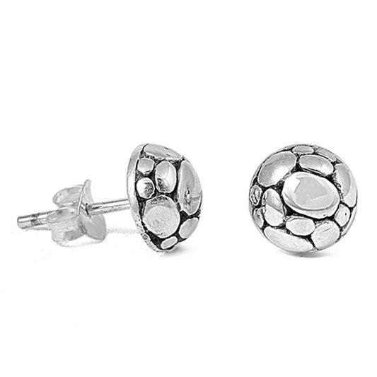 Bubble Earrings .925 Sterling Silver