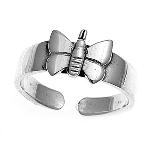 Butterfly .925 Sterling Silver Toe Ring