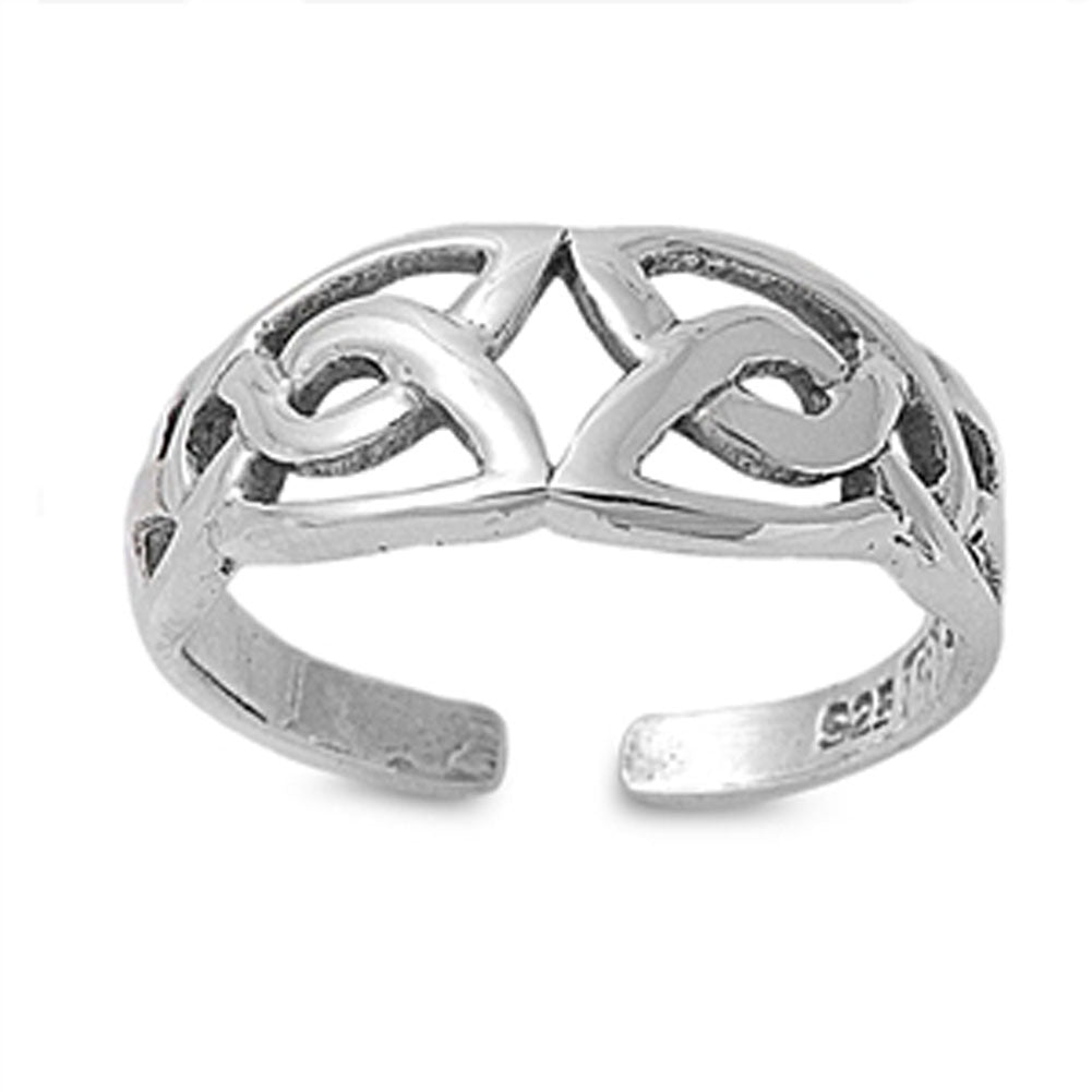 Celtic Knot .925 Sterling Silver Toe Ring