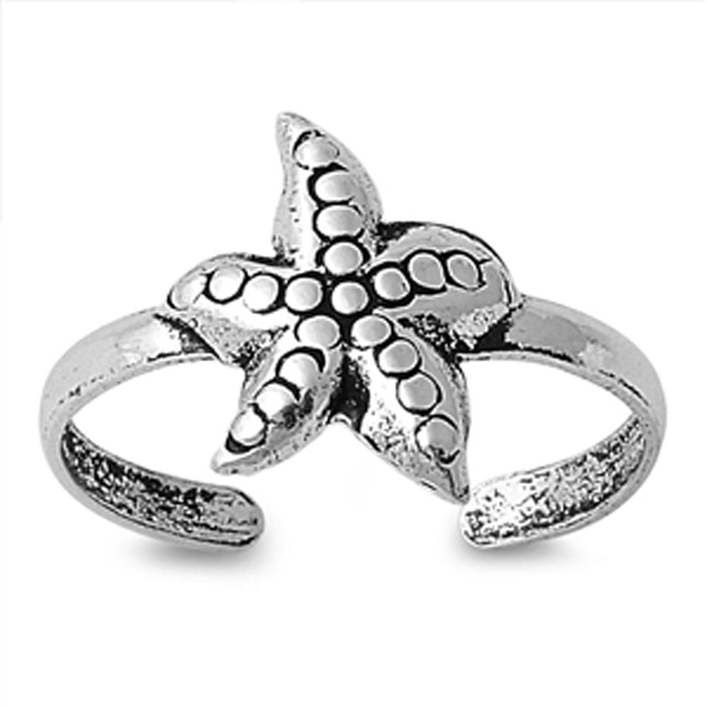 Starfish .925 Sterling Silver Toe Ring